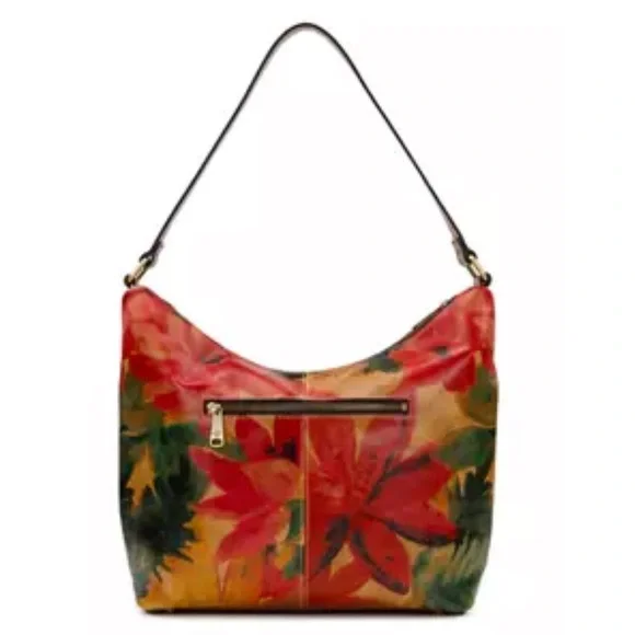 Patricia Nash Vintage Elia Red, Orange Artistic Shoulder bag - Picture 2 of 5